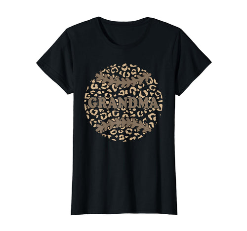 Leopard Baseball Grandma Granny T-Shirt - Casual Everyday Wear Men Women - T-Shirt, Sweatshirt, Hoodie