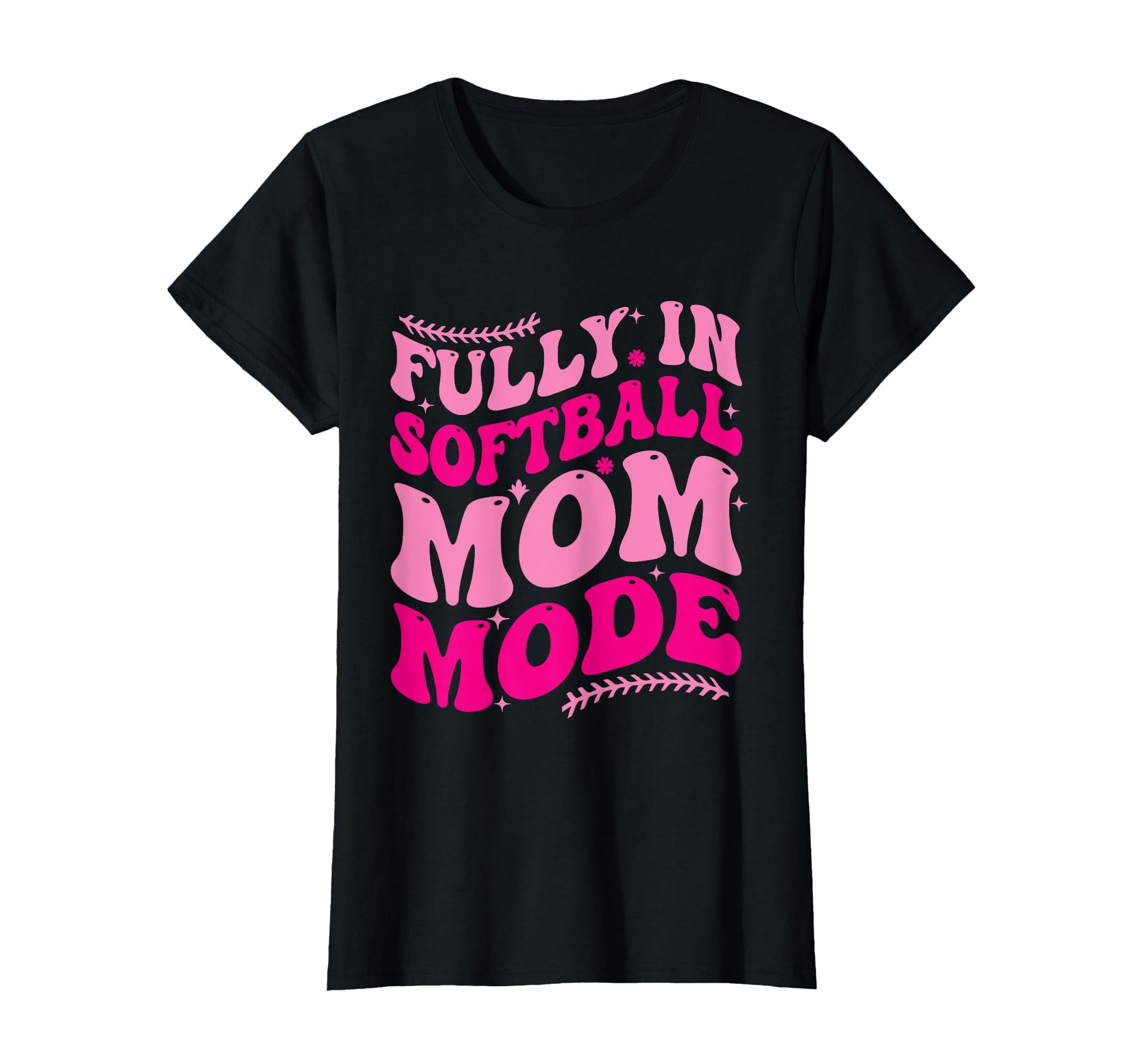 Softball Mom Mothers Day Baseball T-Shirt - Casual Everyday Wear Unisex - T-Shirt, Sweatshirt, Hoodie