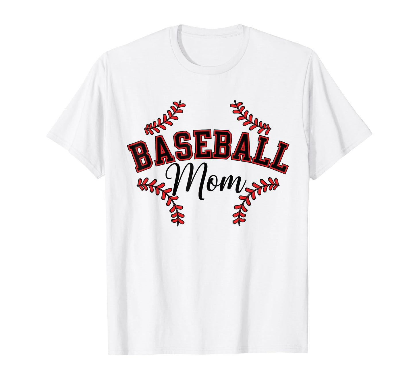 Baseball Mom Baseball Lovers Funny T-Shirt - Custom Art Print for Adults - T-Shirt, Sweatshirt, Hoodie