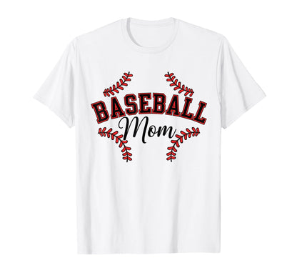 Baseball Mom Baseball Lovers Funny T-Shirt - Custom Art Print for Adults - T-Shirt, Sweatshirt, Hoodie