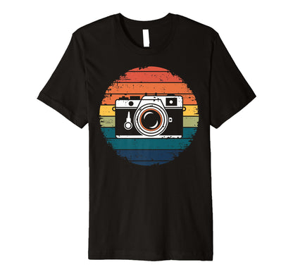Photography Camera Silhouette T-Shirt - Streetwear Style for Adults - T-Shirt, Sweatshirt, Hoodie