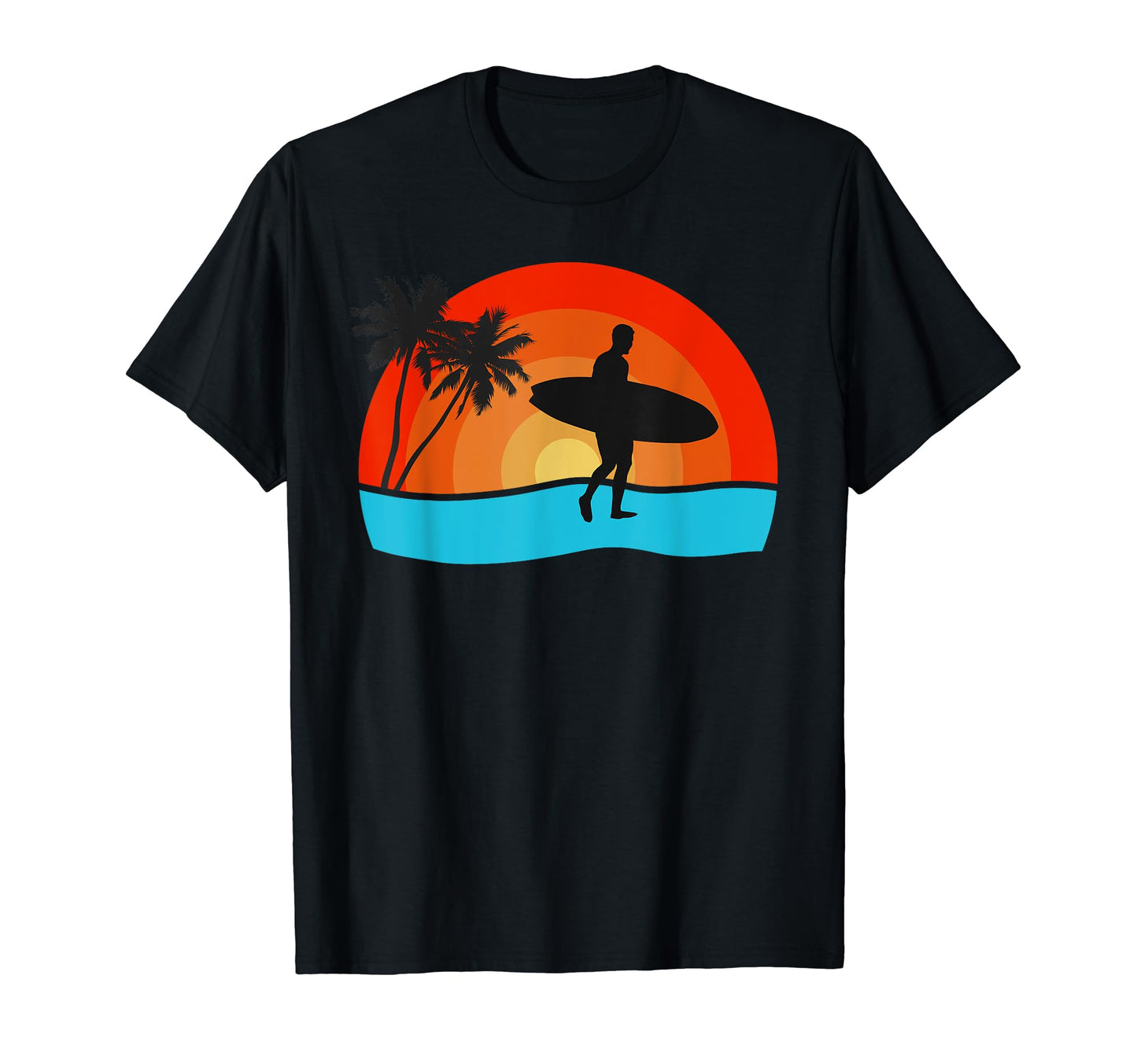 Surf Surfing Themed Surfer T-Shirt - Unique Graphic Men Women - T-Shirt, Sweatshirt, Hoodie