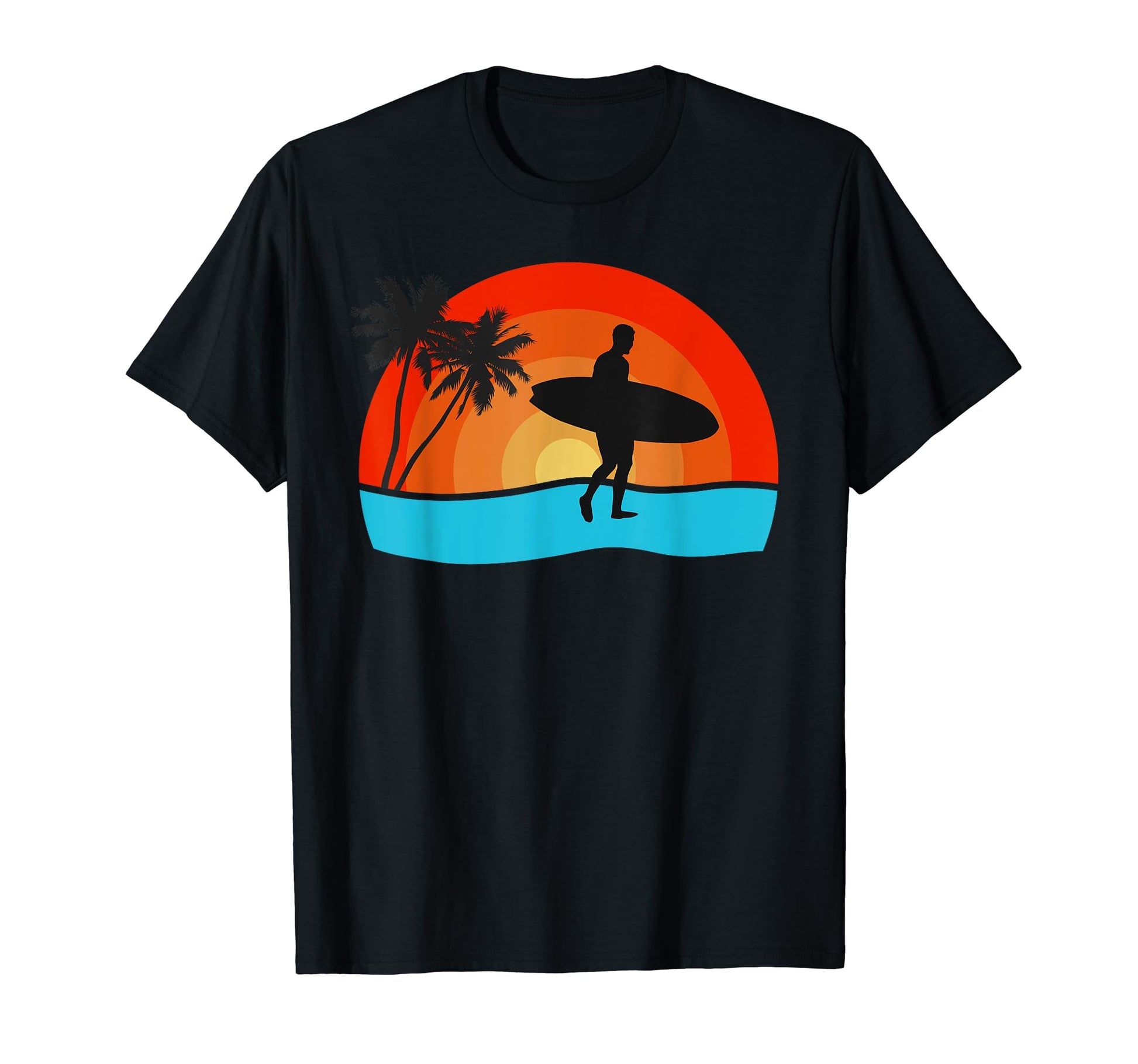 Surf Surfing Themed Surfer T-Shirt - Unique Graphic Men Women - T-Shirt, Sweatshirt, Hoodie