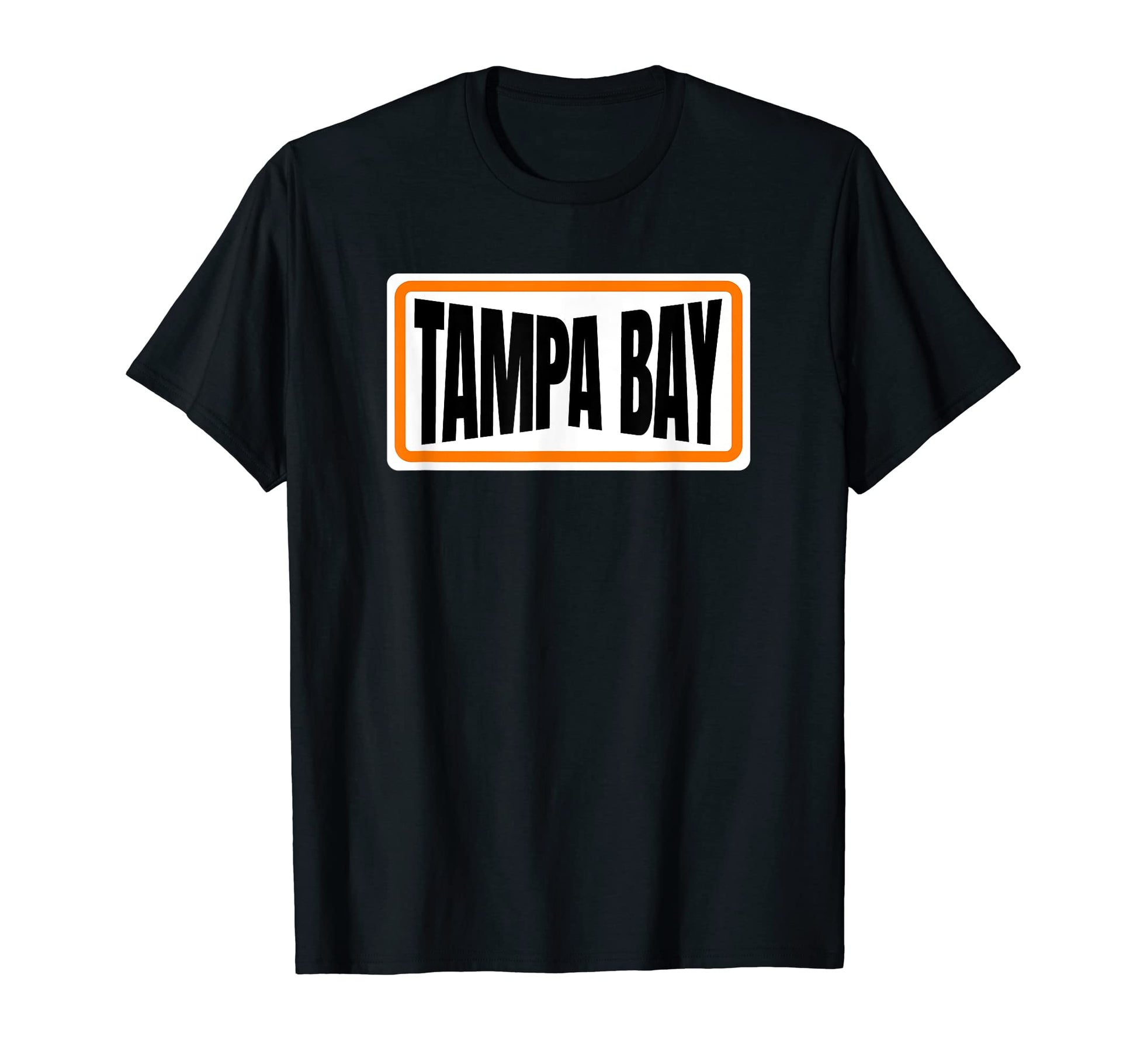Fun Tampa Red Black Orange Striped T-Shirt - Streetwear Style Unisex - T-Shirt, Sweatshirt, Hoodie