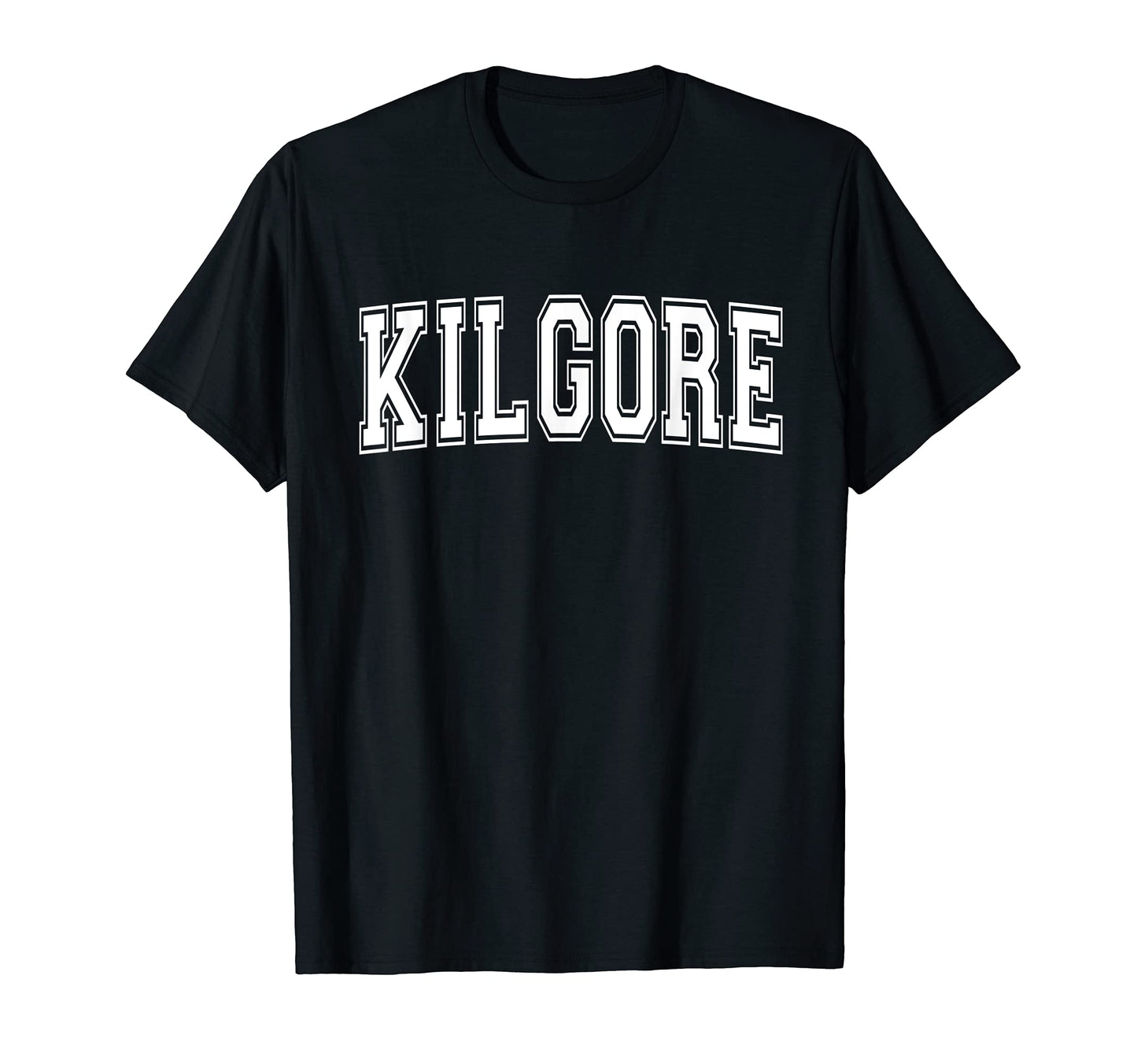 Kilgore Tx Texas Usa Sports Varsity T-Shirt - Novelty Apparel for Adults - T-Shirt, Sweatshirt, Hoodie