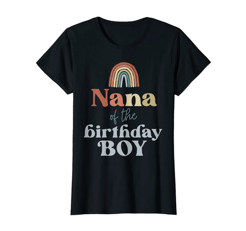 Womens Nana Birthday Boho Rainbow T-Shirt - Aesthetic Graphic for Adults - T-Shirt, Sweatshirt, Hoodie