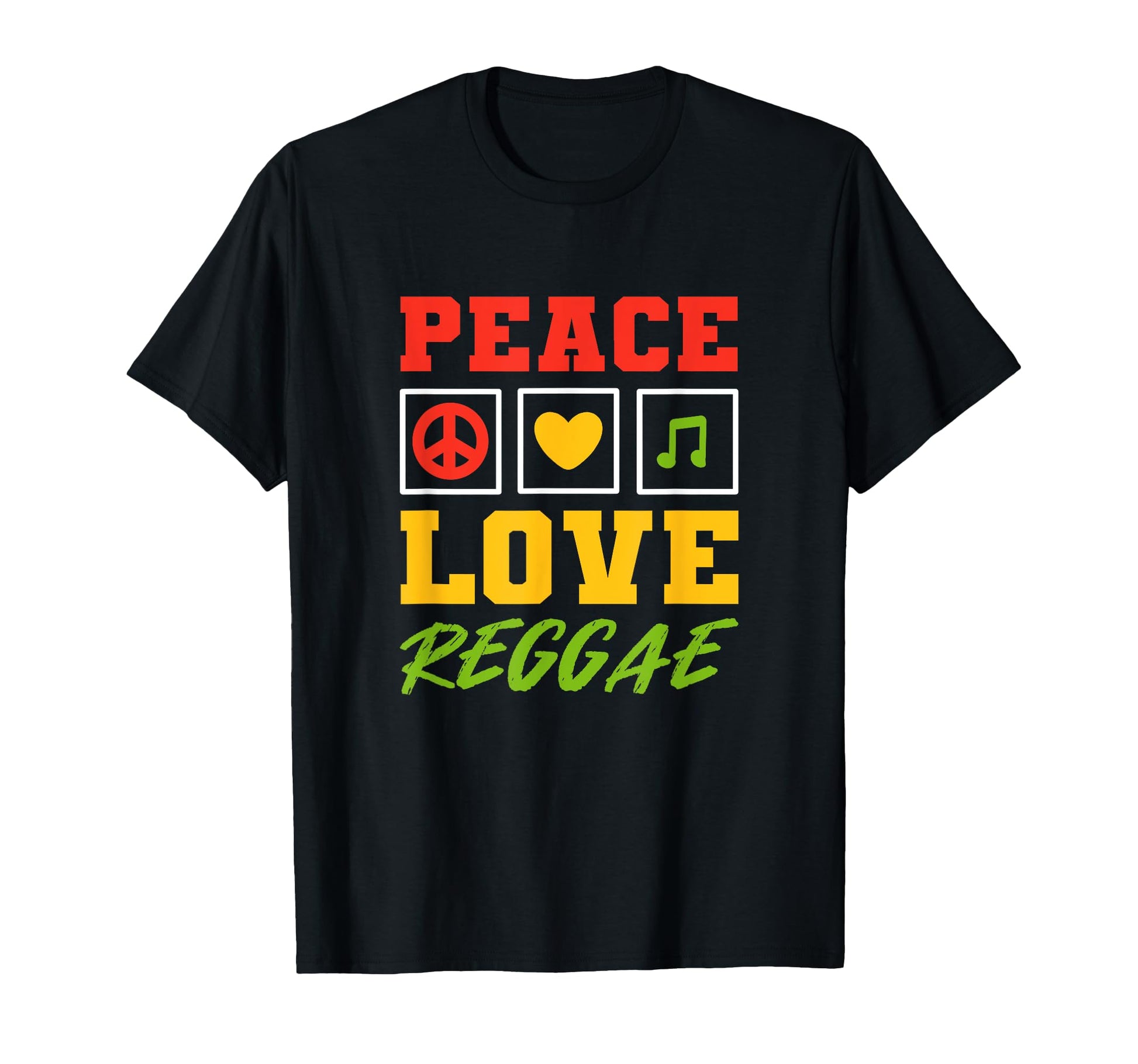 Peace Love Reggae Musician T-Shirt - Streetwear Style for Adults - T-Shirt, Sweatshirt, Hoodie