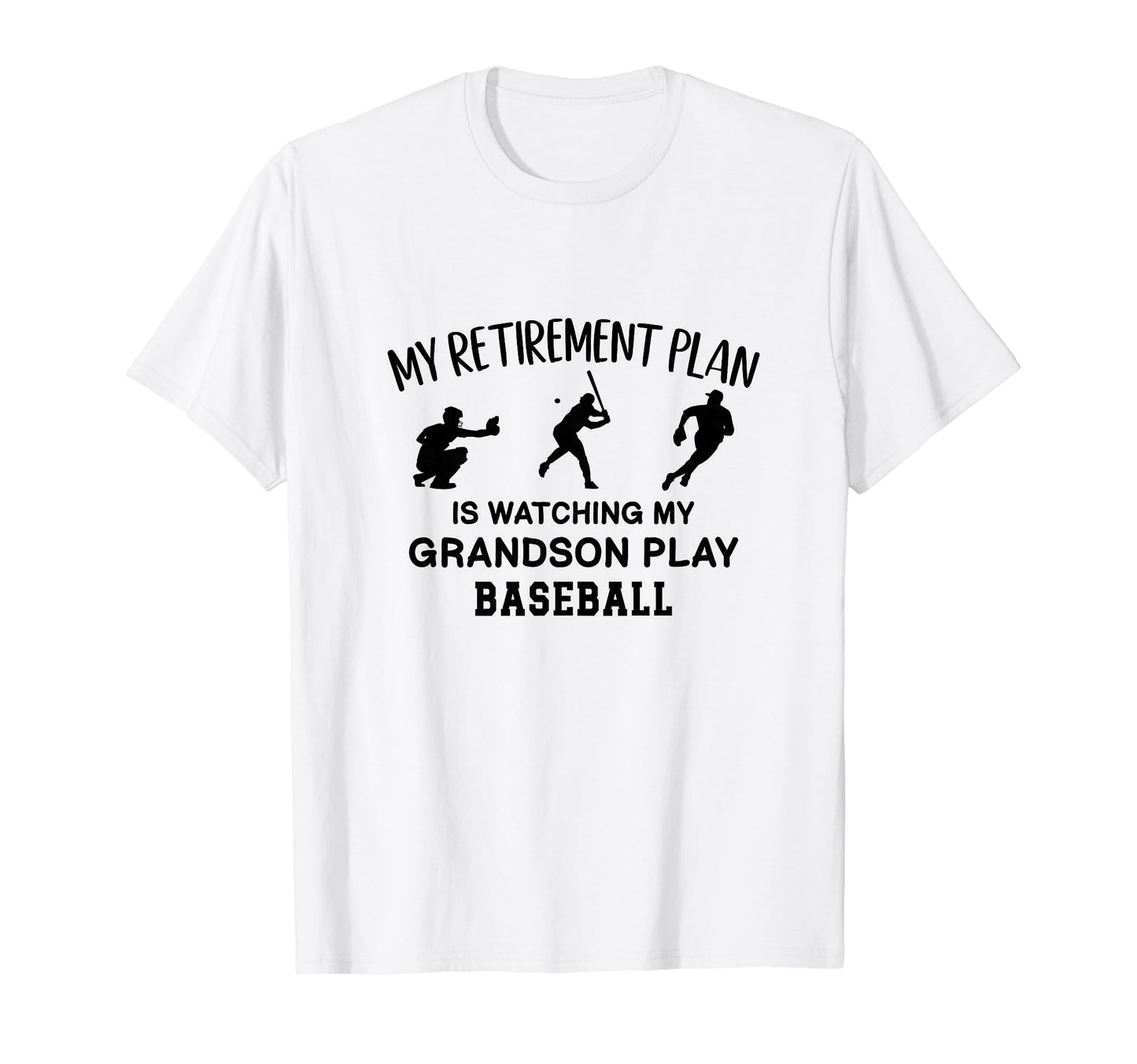 I Plan Watching My Grandson Play T-Shirt - Custom Art Print Men Women - T-Shirt, Sweatshirt, Hoodie