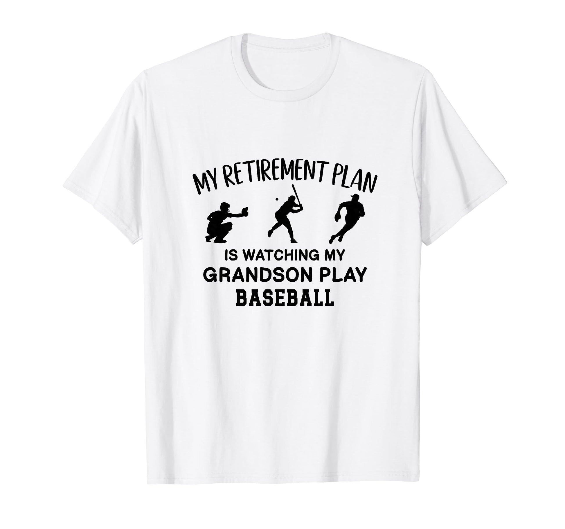 I Plan Watching My Grandson Play T-Shirt - Custom Art Print Men Women - T-Shirt, Sweatshirt, Hoodie