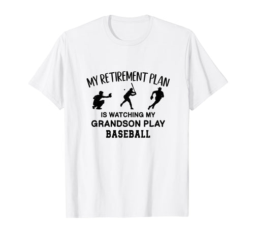 I Plan Watching My Grandson Play T-Shirt - Custom Art Print Men Women - T-Shirt, Sweatshirt, Hoodie