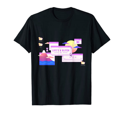 Lifes Glitch Pc Pastel Goth Aesthetic T-Shirt - Novelty Apparel for Adults - T-Shirt, Sweatshirt, Hoodie