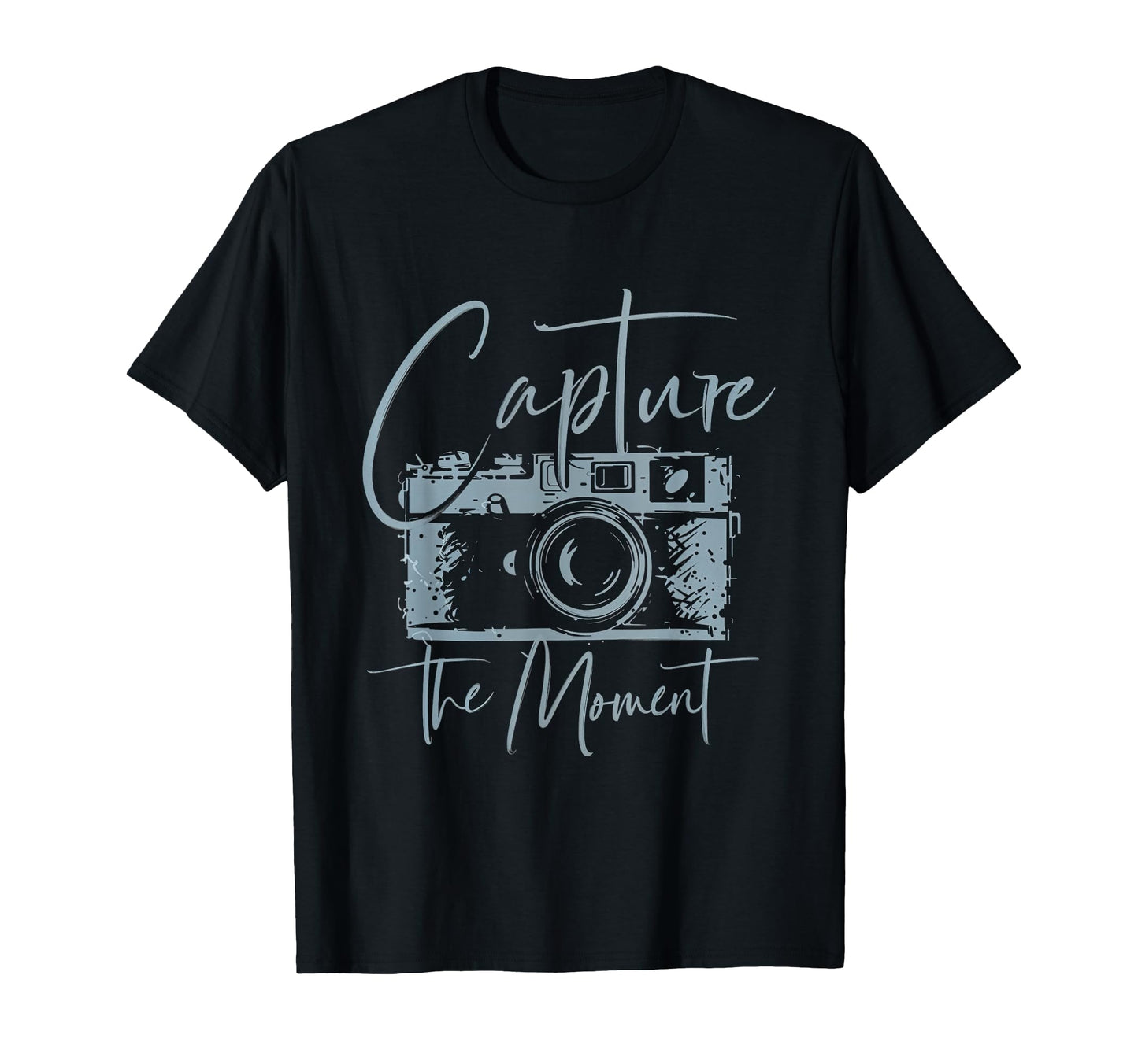 Capture Moment Photography Camera T-Shirt - Casual Everyday Wear Men Women - T-Shirt, Sweatshirt, Hoodie