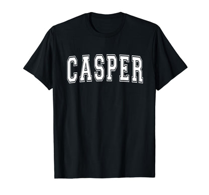 Casper Wy Wyoming Usa Sports Varsity T-Shirt - Novelty Apparel for Adults - T-Shirt, Sweatshirt, Hoodie