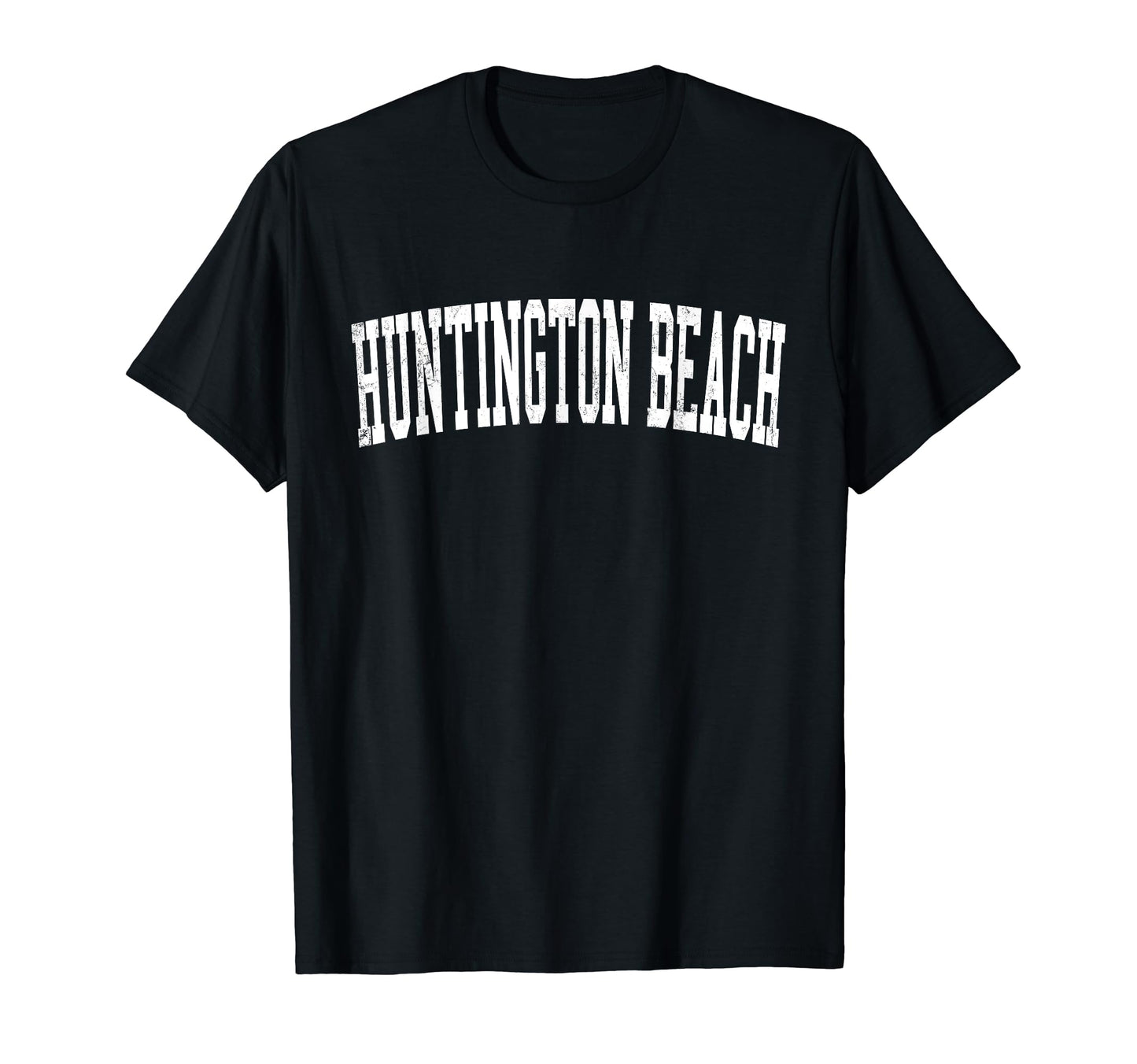 Huntington Wv Distressed White Varsity T-Shirt - Custom Art Print Men Women - T-Shirt, Sweatshirt, Hoodie
