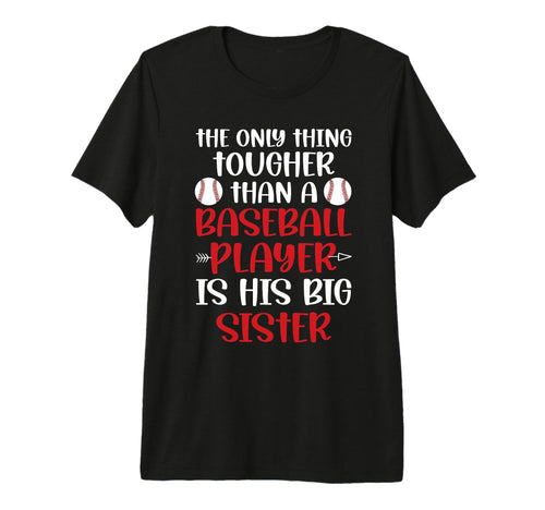 Big Sister Baseball Sister Baseball T-Shirt - Minimalist Print for Adults - T-Shirt, Sweatshirt, Hoodie