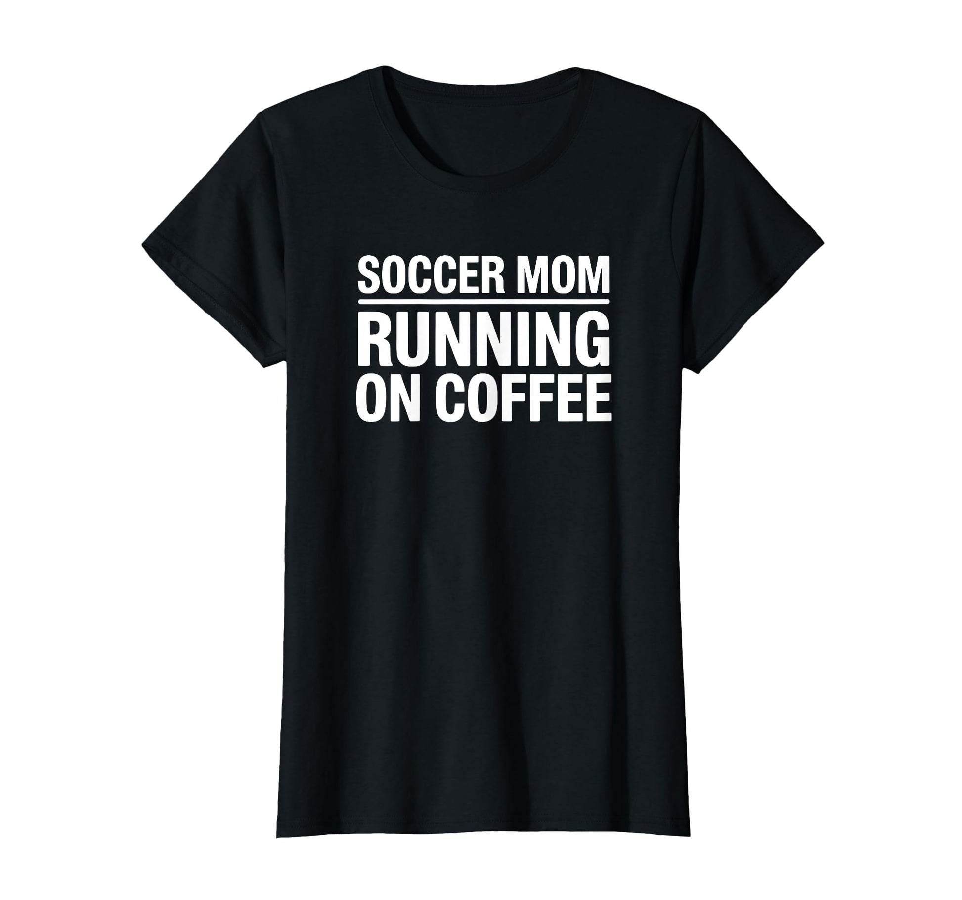 Soccer Mom Running Coffee Funny Game Day T-Shirt - Unique Graphic Unisex - T-Shirt, Sweatshirt, Hoodie