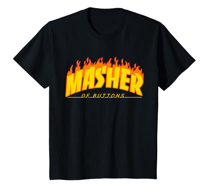 Button Masher Gamer Vaporwave T-Shirt - Unique Graphic Men Women - T-Shirt, Sweatshirt, Hoodie