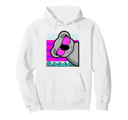 Aesthetic Vaporwave Outfits Koala Hoodie - Streetwear Style Men Women - T-Shirt, Sweatshirt, Hoodie
