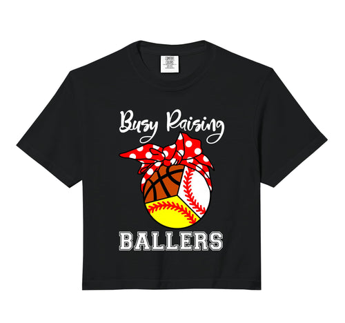 Busy Raising Ballers Funny Baseball Hoodie - Casual Everyday Wear Unisex - T-Shirt, Sweatshirt, Hoodie
