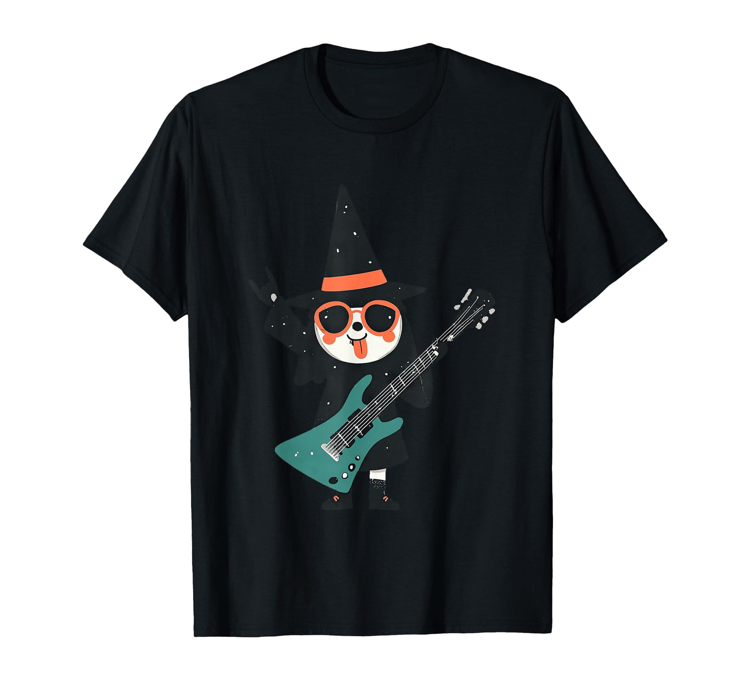 Skeleton Witch Guitar Rock Music T-Shirt - Trendy Graphic for Adults - T-Shirt, Sweatshirt, Hoodie