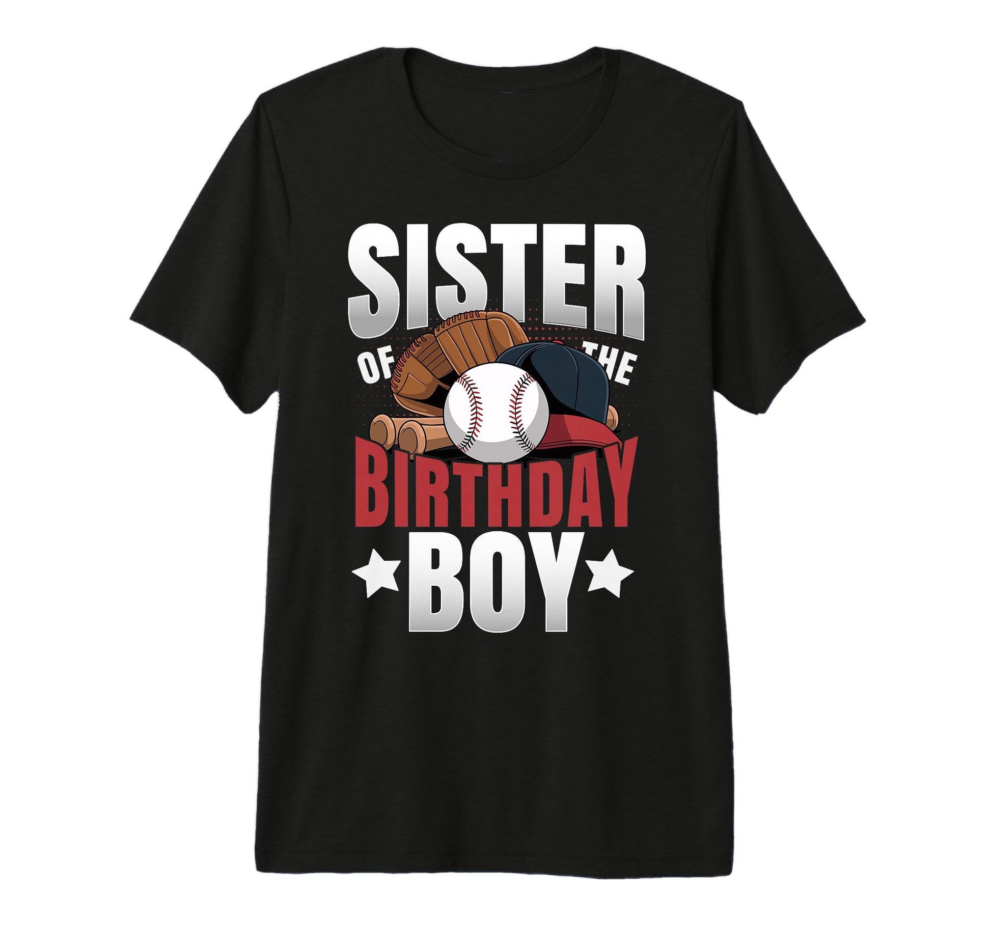 Sister Birthday Matching Baseball Birthday T-Shirt - Trendy Graphic Unisex - T-Shirt, Sweatshirt, Hoodie