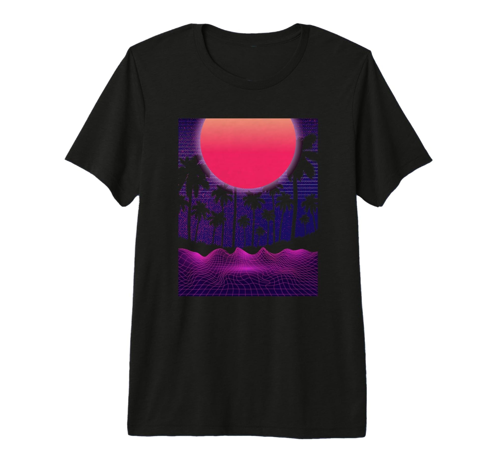 Sunset Vaporwave Aesthetic 90S Art T-Shirt - Trendy Graphic for Adults - T-Shirt, Sweatshirt, Hoodie