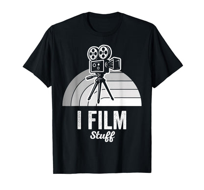 I Film Stuff Camera T-Shirt - Custom Art Print Men Women - T-Shirt, Sweatshirt, Hoodie
