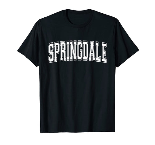 Springdale Ar Arkansas Usa Sports T-Shirt - Minimalist Print for Adults - T-Shirt, Sweatshirt, Hoodie