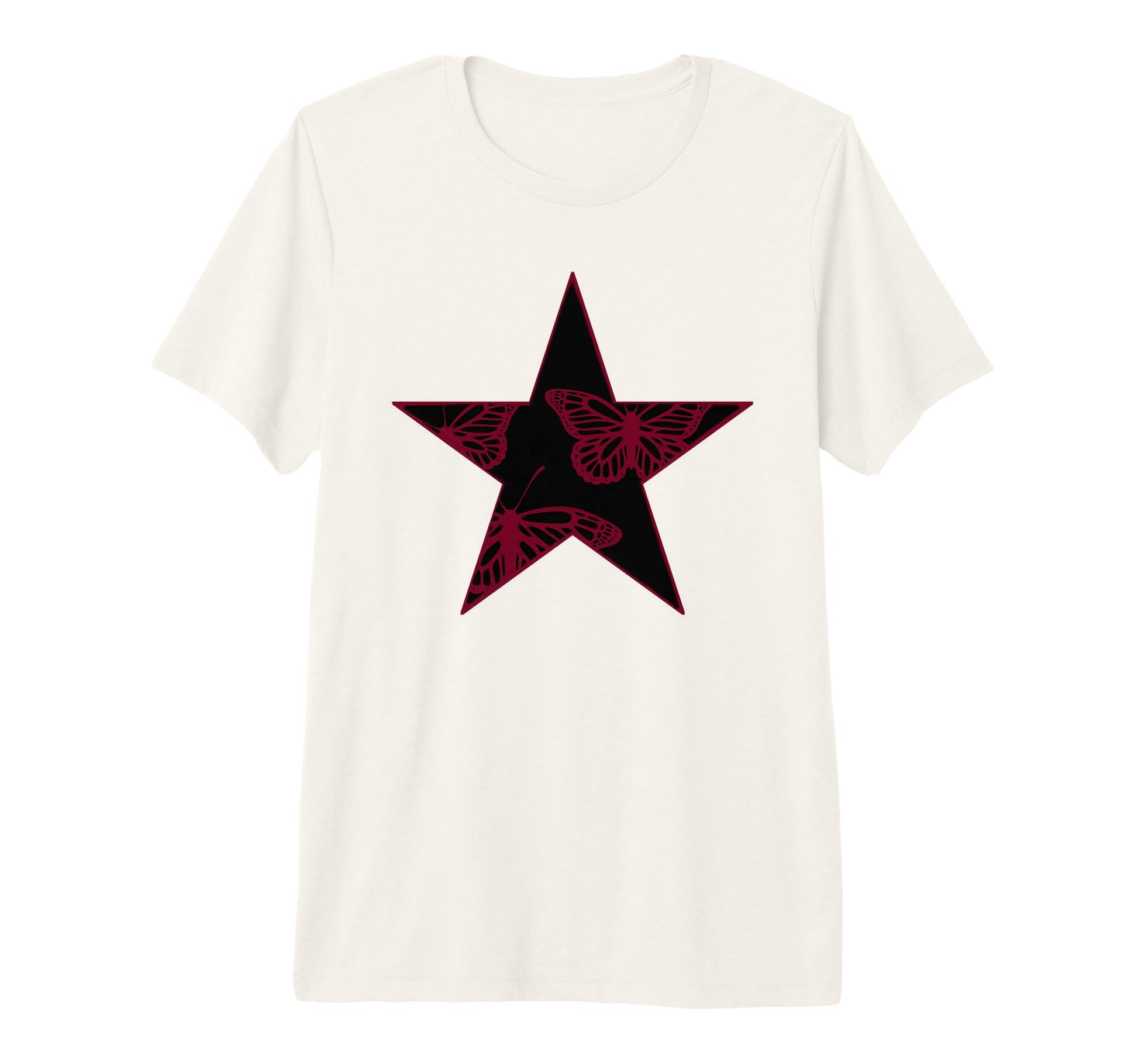 Star Stencil Graffiti Art Goth Grunge T-Shirt - Unique Graphic Men Women - T-Shirt, Sweatshirt, Hoodie