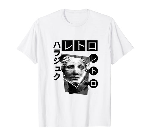 Vaporwave Statue Aesthetic Art T-Shirt - Casual Everyday Wear Men Women - T-Shirt, Sweatshirt, Hoodie