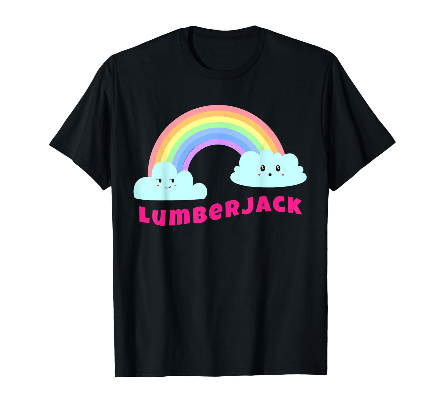 Lumberjack Shirts Sarcastic Rainbow T-Shirt - Minimalist Print Unisex - T-Shirt, Sweatshirt, Hoodie