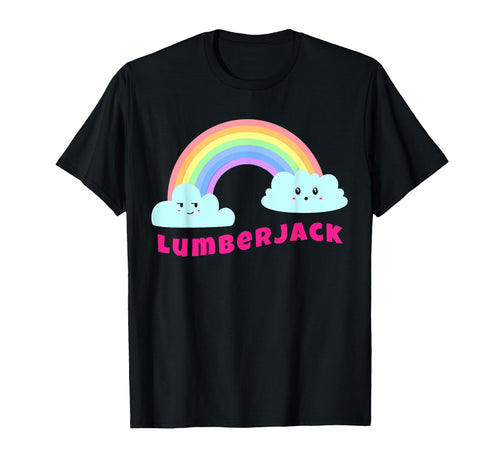 Lumberjack Shirts Sarcastic Rainbow T-Shirt - Minimalist Print Unisex - T-Shirt, Sweatshirt, Hoodie