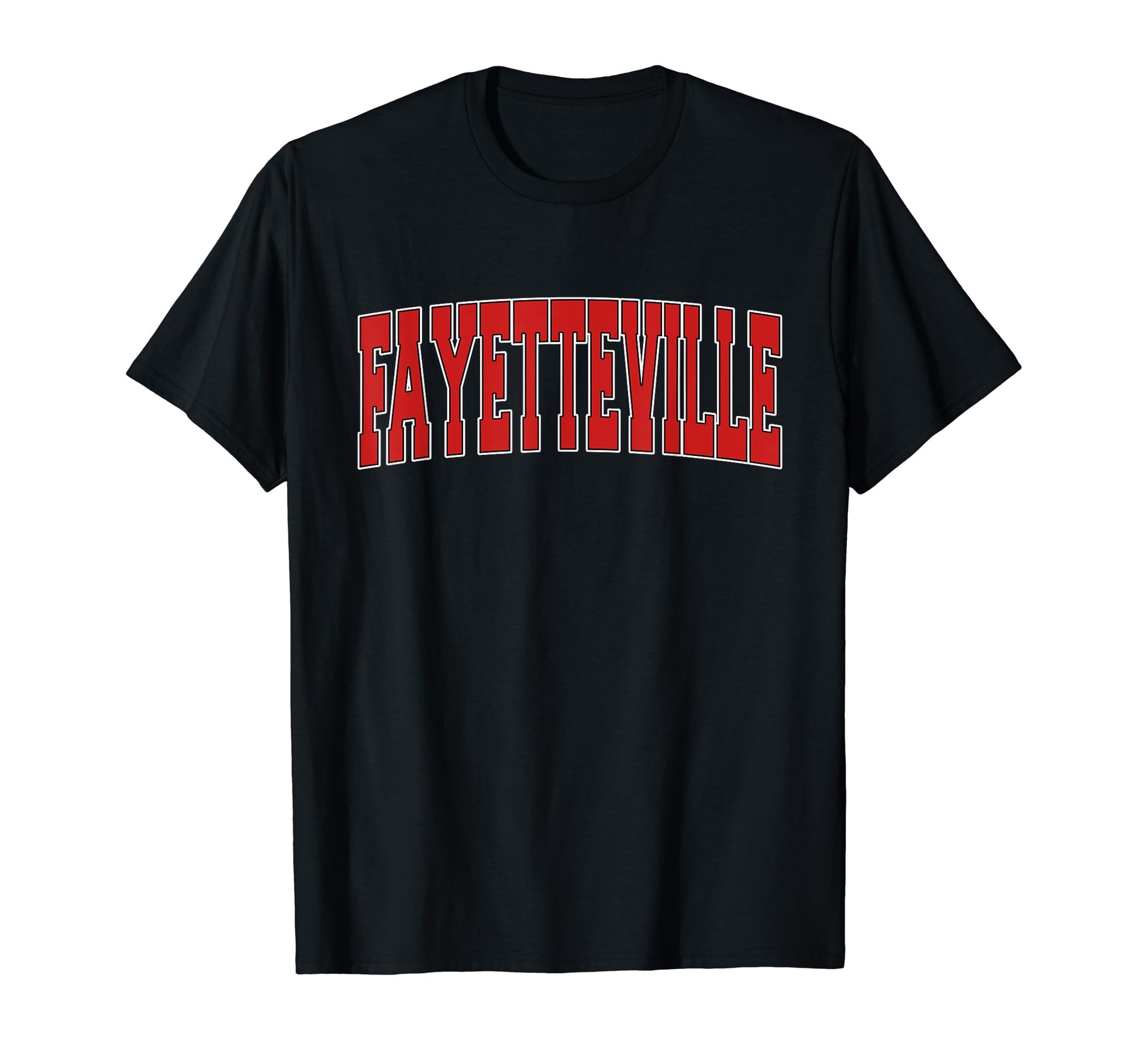 Fayetteville Ar Arkansas Varsity Usa T-Shirt - Minimalist Print Unisex - T-Shirt, Sweatshirt, Hoodie