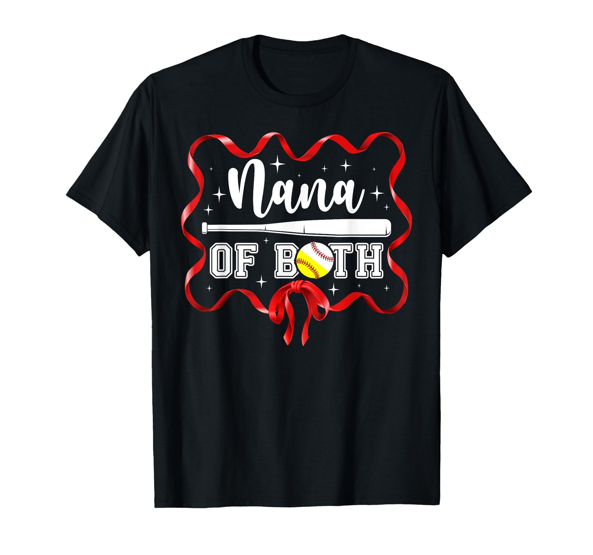 Nana Both Coquette Baseball Softball T-Shirt - Novelty Apparel Men Women - T-Shirt, Sweatshirt, Hoodie