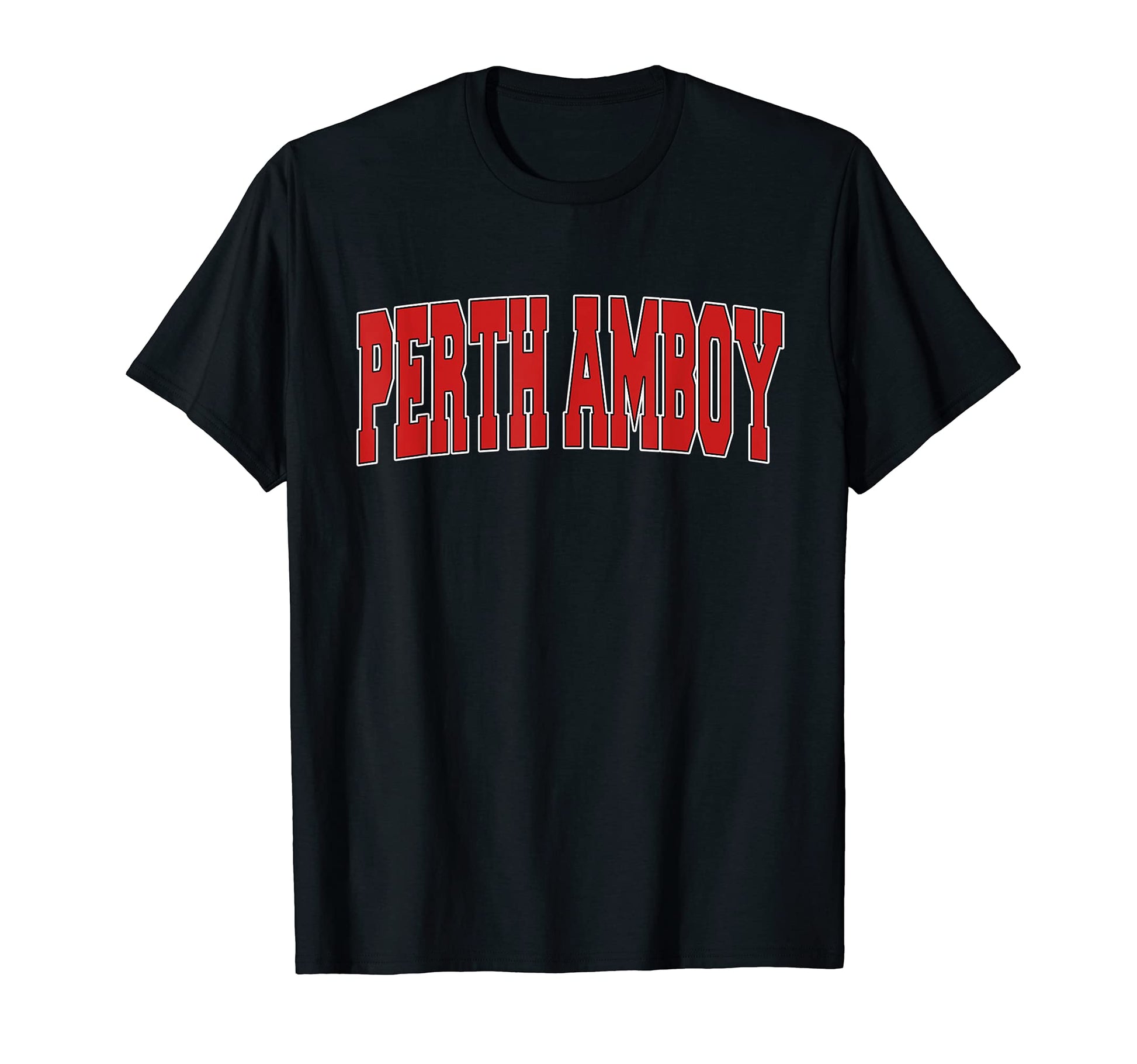 Perth Amboy Nj New Jersey Varsity Usa T-Shirt - Fun Novelty Design Unisex - T-Shirt, Sweatshirt, Hoodie