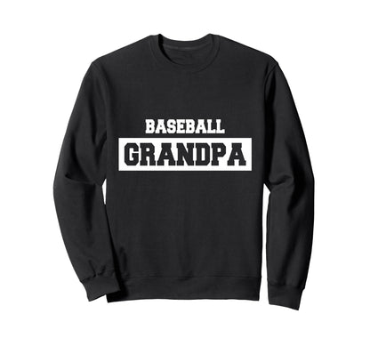 Baseball Grandpa Baseball Player Sweatshirt - Trendy Graphic for Adults - T-Shirt, Sweatshirt, Hoodie