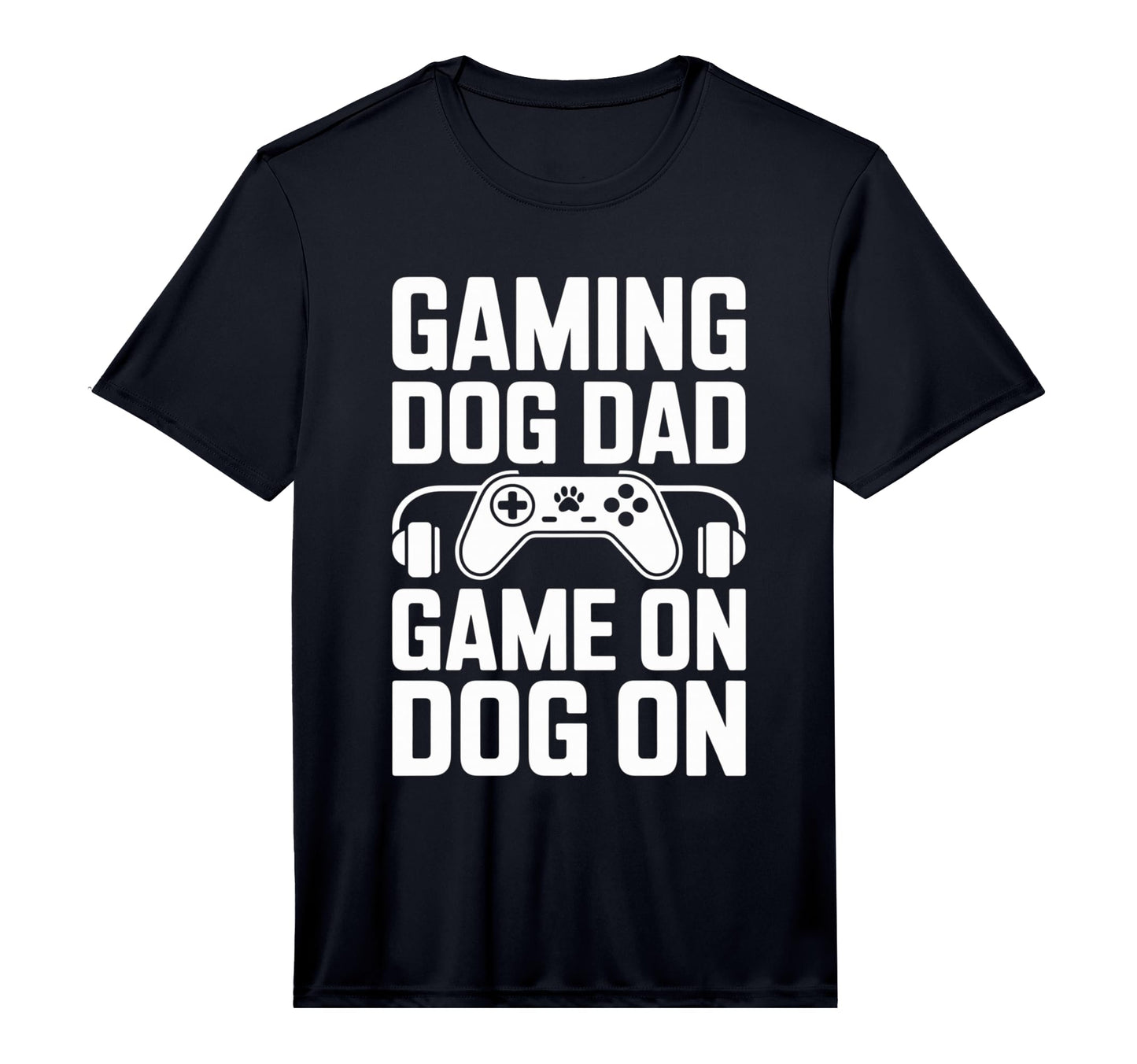 Mens Gaming Dog Dad Game Dog Gamer T-Shirt - Trendy Graphic Unisex - T-Shirt, Sweatshirt, Hoodie