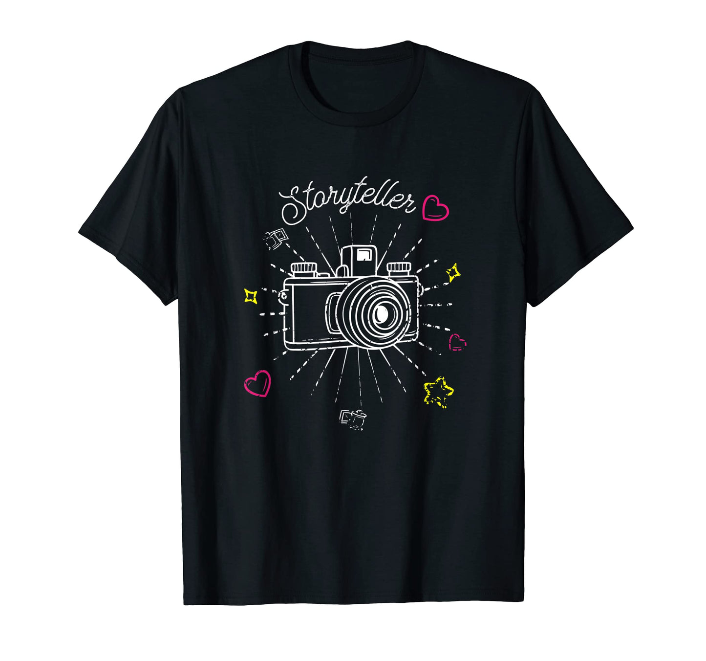 Camera Storyteller Photography T-Shirt - Casual Everyday Wear for Adults - T-Shirt, Sweatshirt, Hoodie