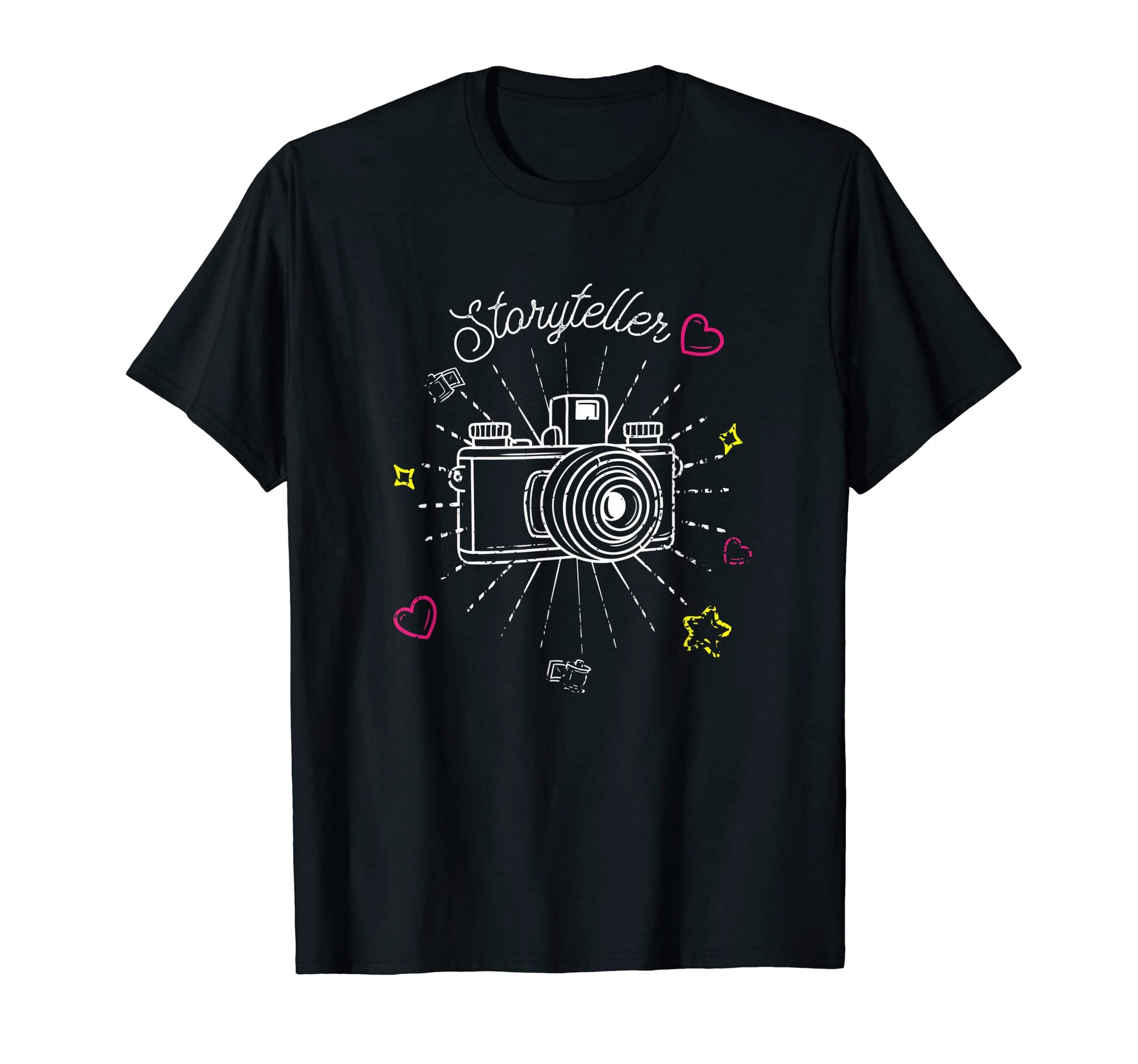 Camera Storyteller Photography T-Shirt - Casual Everyday Wear for Adults - T-Shirt, Sweatshirt, Hoodie