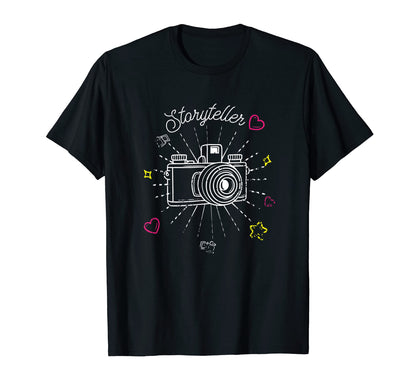 Camera Storyteller Photography T-Shirt - Casual Everyday Wear for Adults - T-Shirt, Sweatshirt, Hoodie