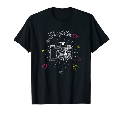 Camera Storyteller Photography T-Shirt - Casual Everyday Wear for Adults - T-Shirt, Sweatshirt, Hoodie