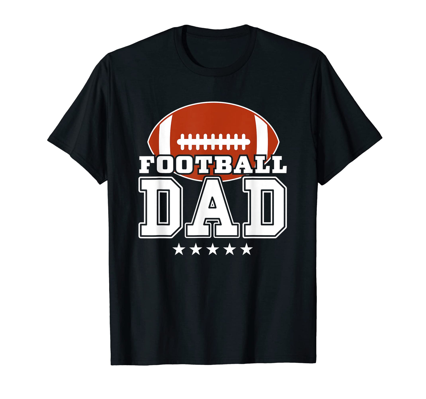 Mens Football Dad American Football T-Shirt - Graphic Print Men Women - T-Shirt, Sweatshirt, Hoodie