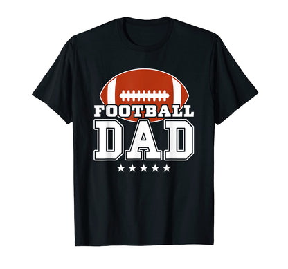 Mens Football Dad American Football T-Shirt - Graphic Print Men Women - T-Shirt, Sweatshirt, Hoodie