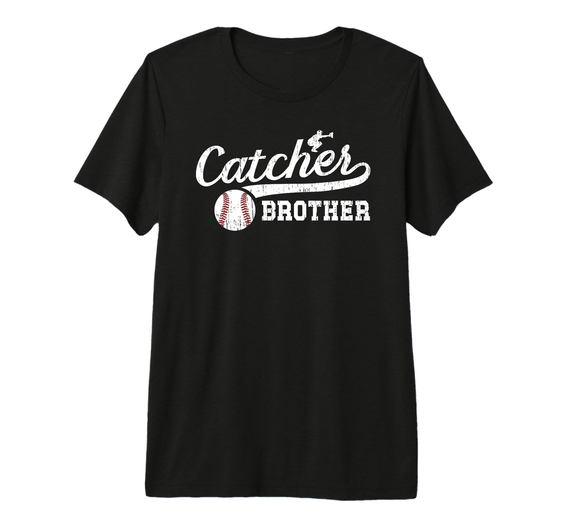 Baseball Catcher Brother Baseball T-Shirt - Custom Art Print Men Women - T-Shirt, Sweatshirt, Hoodie