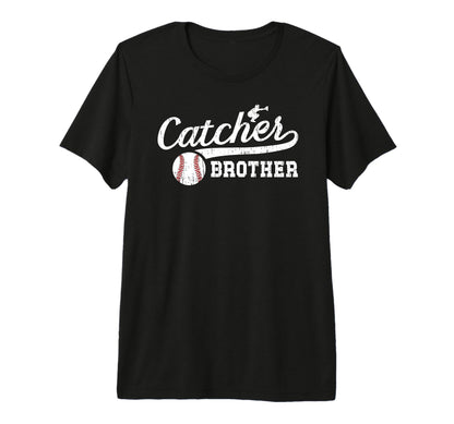 Baseball Catcher Brother Baseball T-Shirt - Custom Art Print Men Women - T-Shirt, Sweatshirt, Hoodie