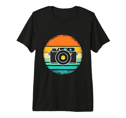 Camera Tri Blend T-Shirt - Aesthetic Graphic for Adults - T-Shirt, Sweatshirt, Hoodie