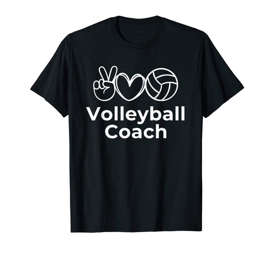 Peace Love And Volleyball T-Shirt - Fun Novelty Design Men Women - T-Shirt, Sweatshirt, Hoodie