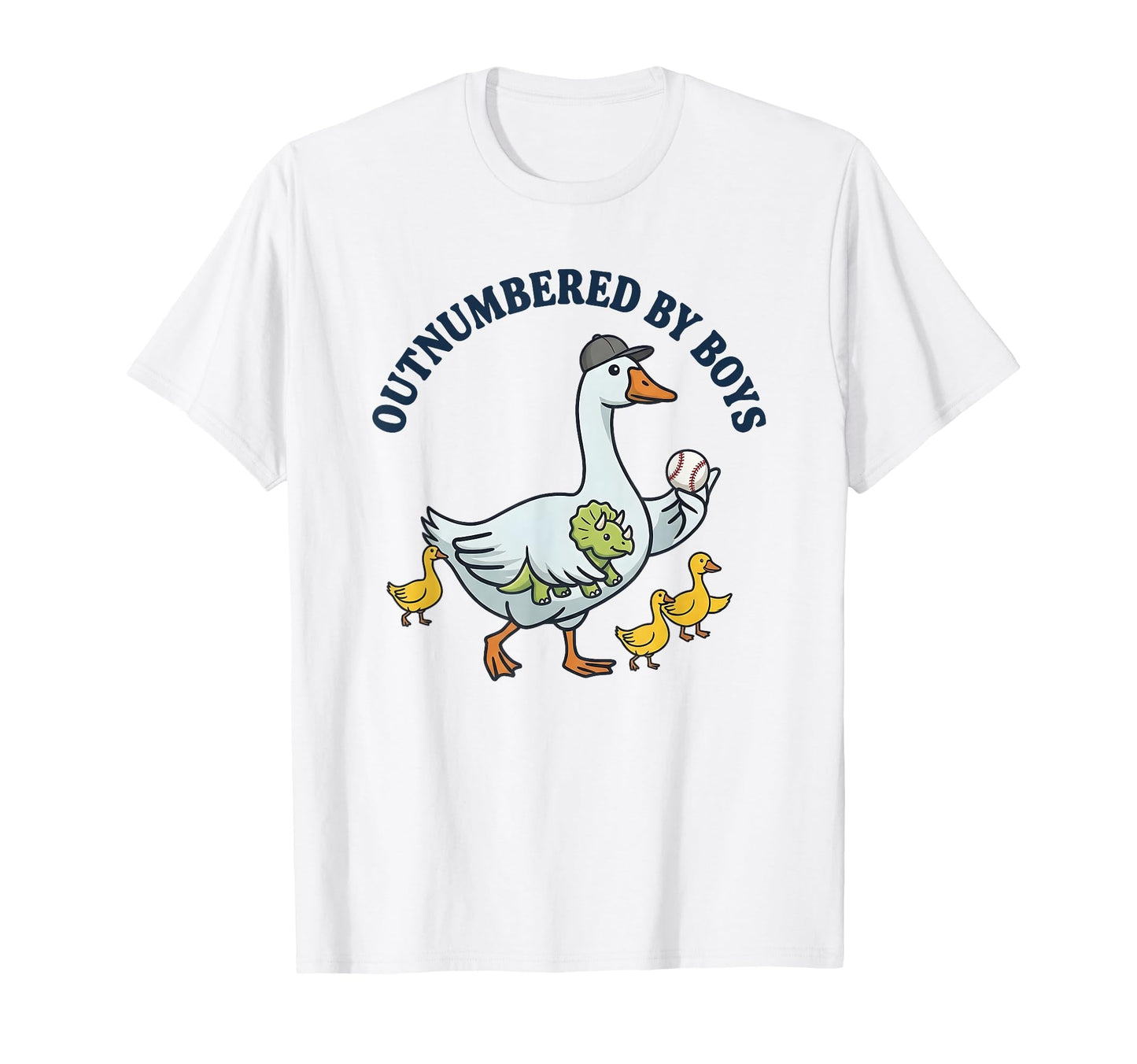 Outnumbered Goose Funny Mom Life T-Shirt - Fun Novelty Design Men Women - T-Shirt, Sweatshirt, Hoodie