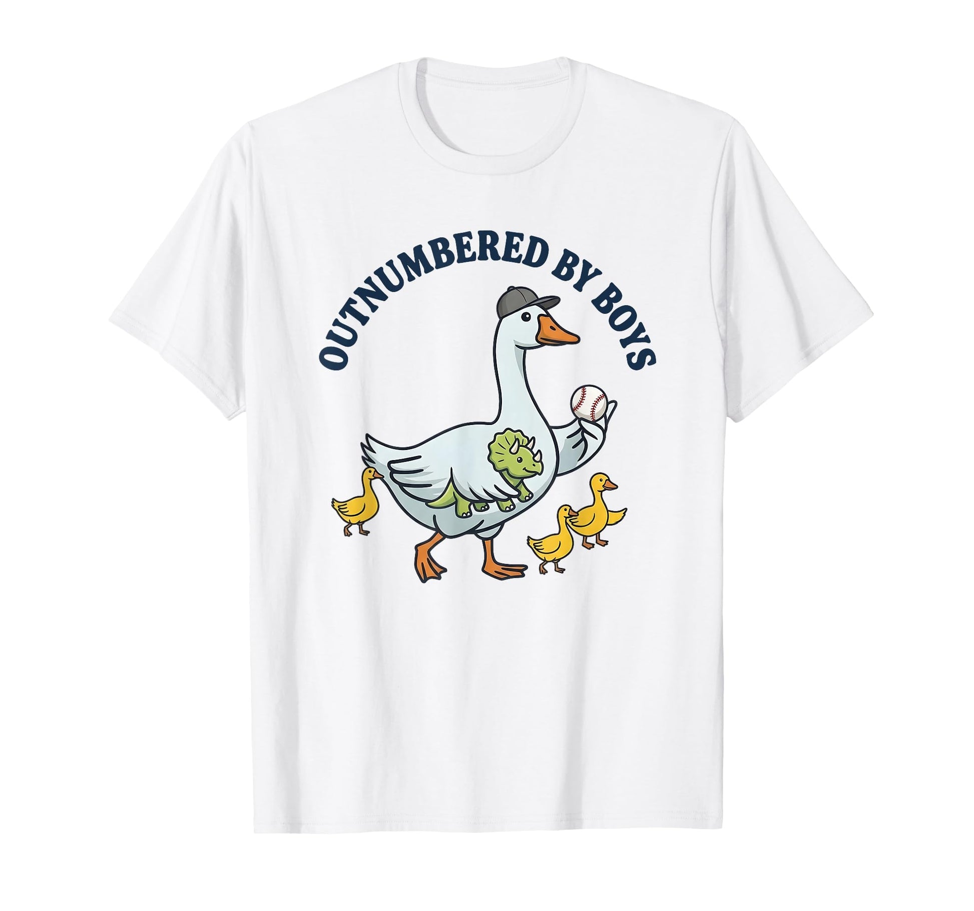 Outnumbered Goose Funny Mom Life T-Shirt - Fun Novelty Design Men Women - T-Shirt, Sweatshirt, Hoodie