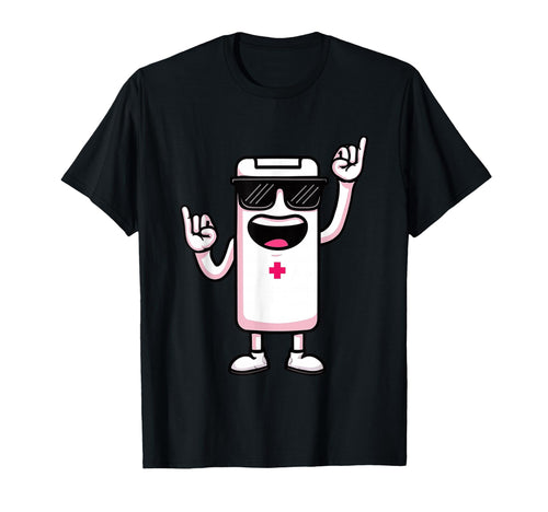 Battery Mascot Rock Hand Signs Punk T-Shirt - Novelty Apparel Men Women - T-Shirt, Sweatshirt, Hoodie